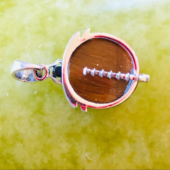 🍃 Sterling Dragonfly & Tiger Eye Pendant 🌱 - Picture 7 of 10